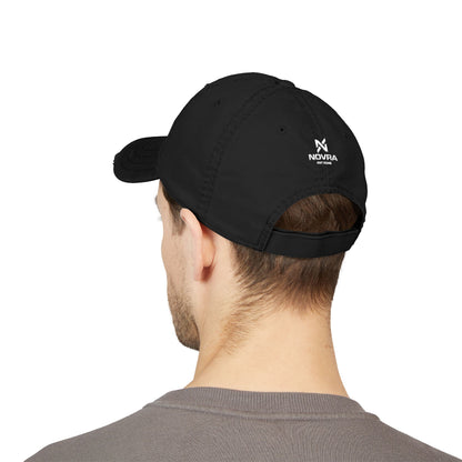 Distressed Dad Hat - "Discipline Is Visible" Embroidered Cap
