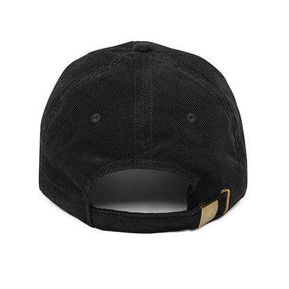 Vintage Corduroy Embroidered Cap — NOVRA Logo Dad Hat