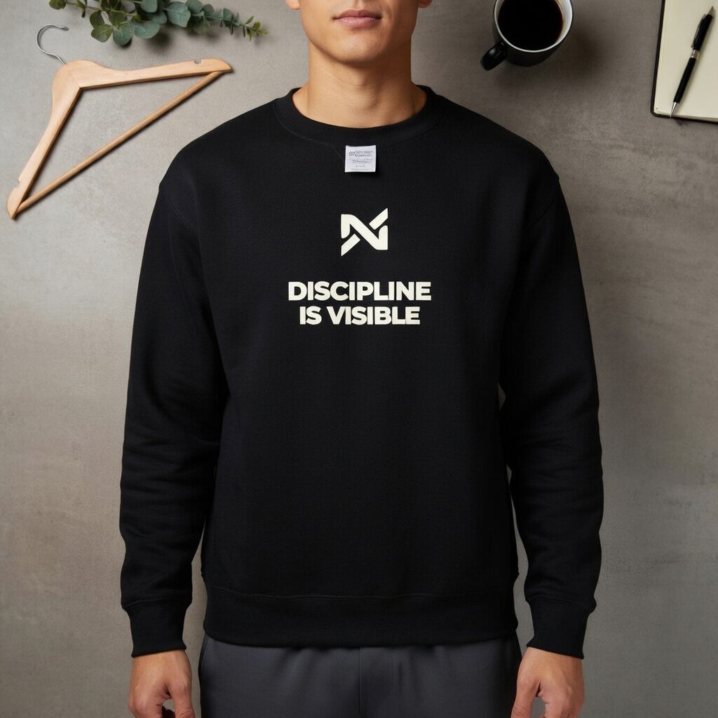 Discipline Is Silent Crewneck Sweatshirt