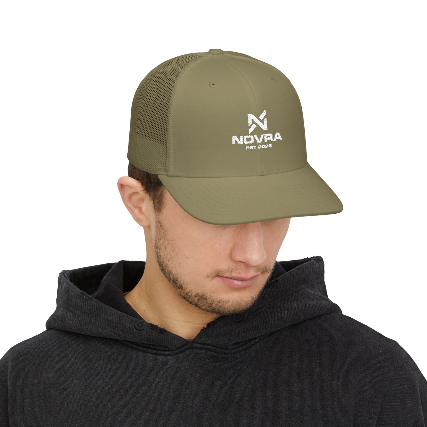 Trucker Hat — Embroidered NOVRA Logo Snapback